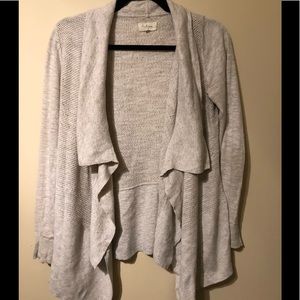 Lou & Grey Open Grey Cardigan - Size S
